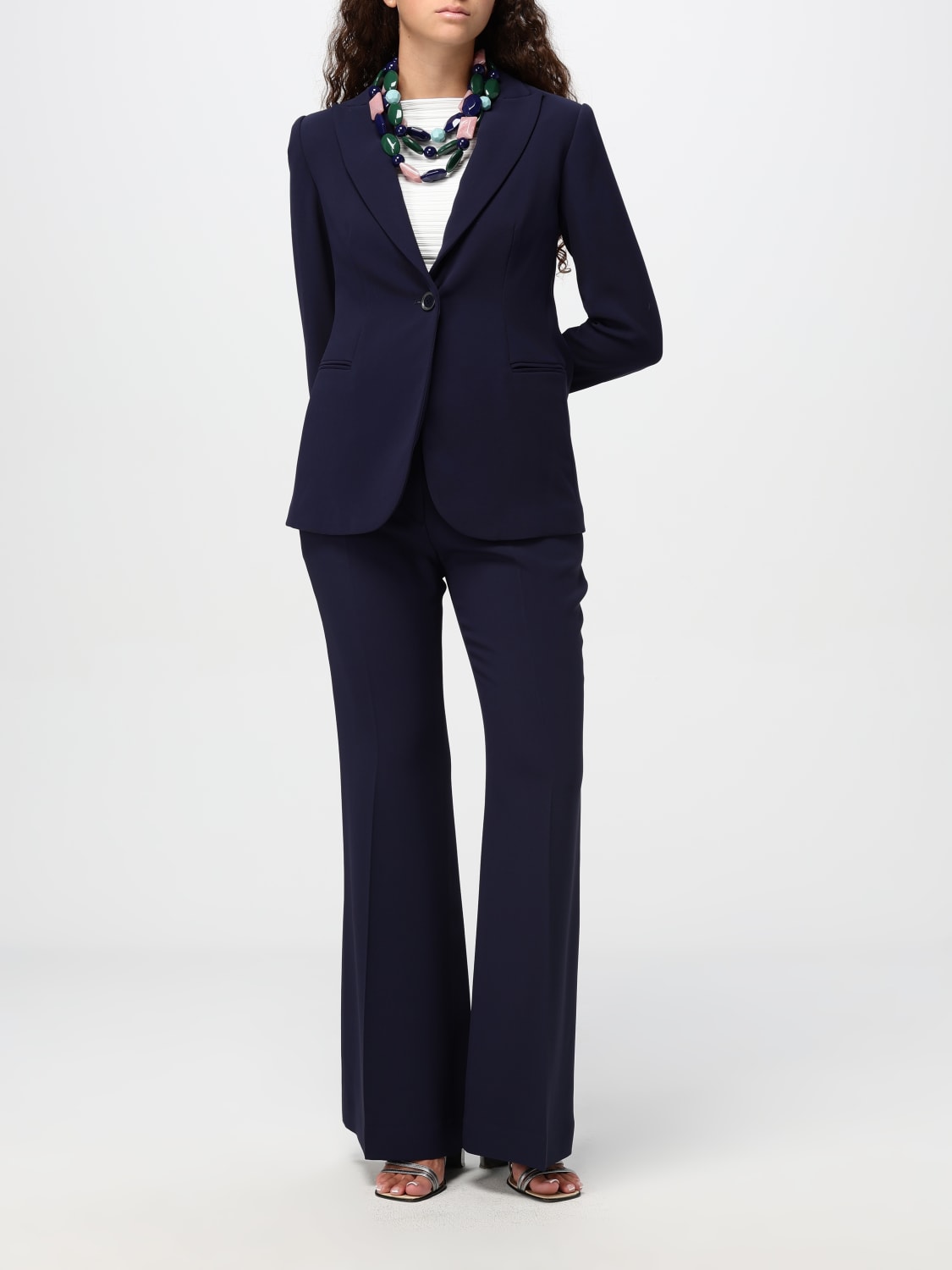 Giglio Blazer Emporio Armani In Crêpe