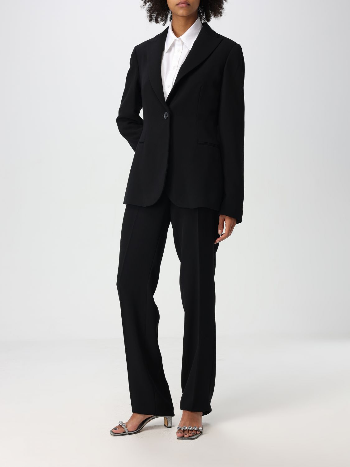Giglio Blazer Emporio Armani In Crêpe