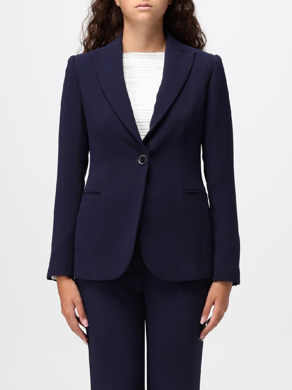 Giglio Blazer Emporio Armani in crêpe