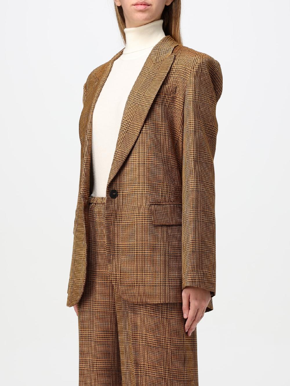 Giglio Blazer Forte Forte In Misto Lana Check