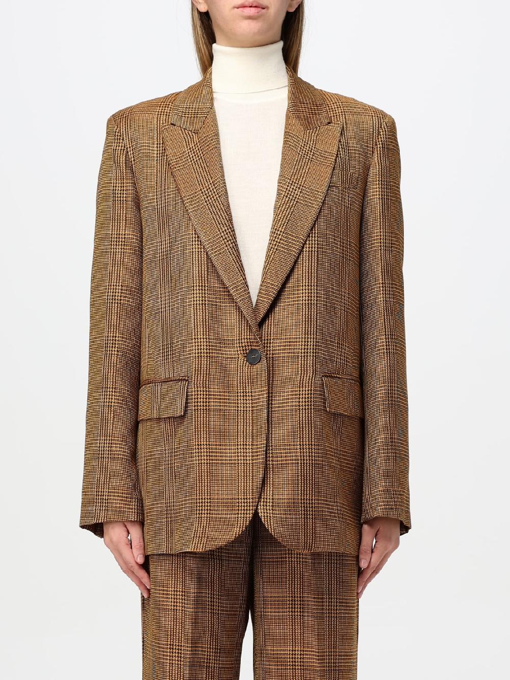 Giglio Blazer Forte Forte in misto lana check