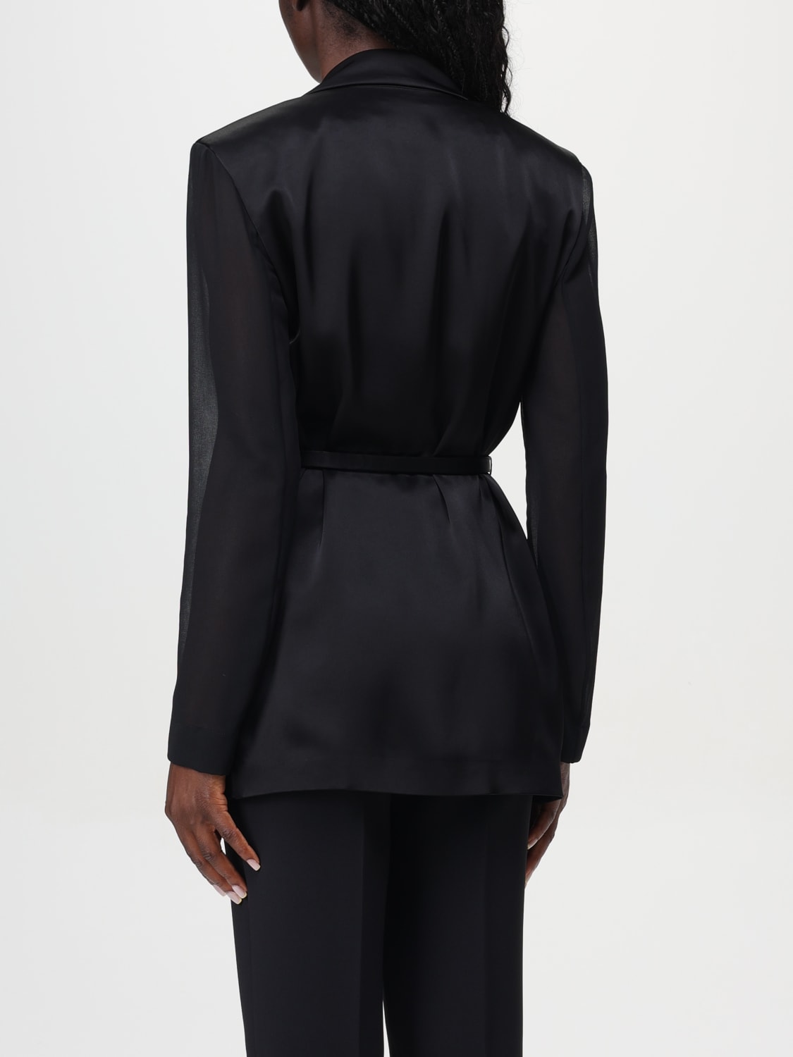 Giglio Blazer Lucido Pinko Con Maniche Velate