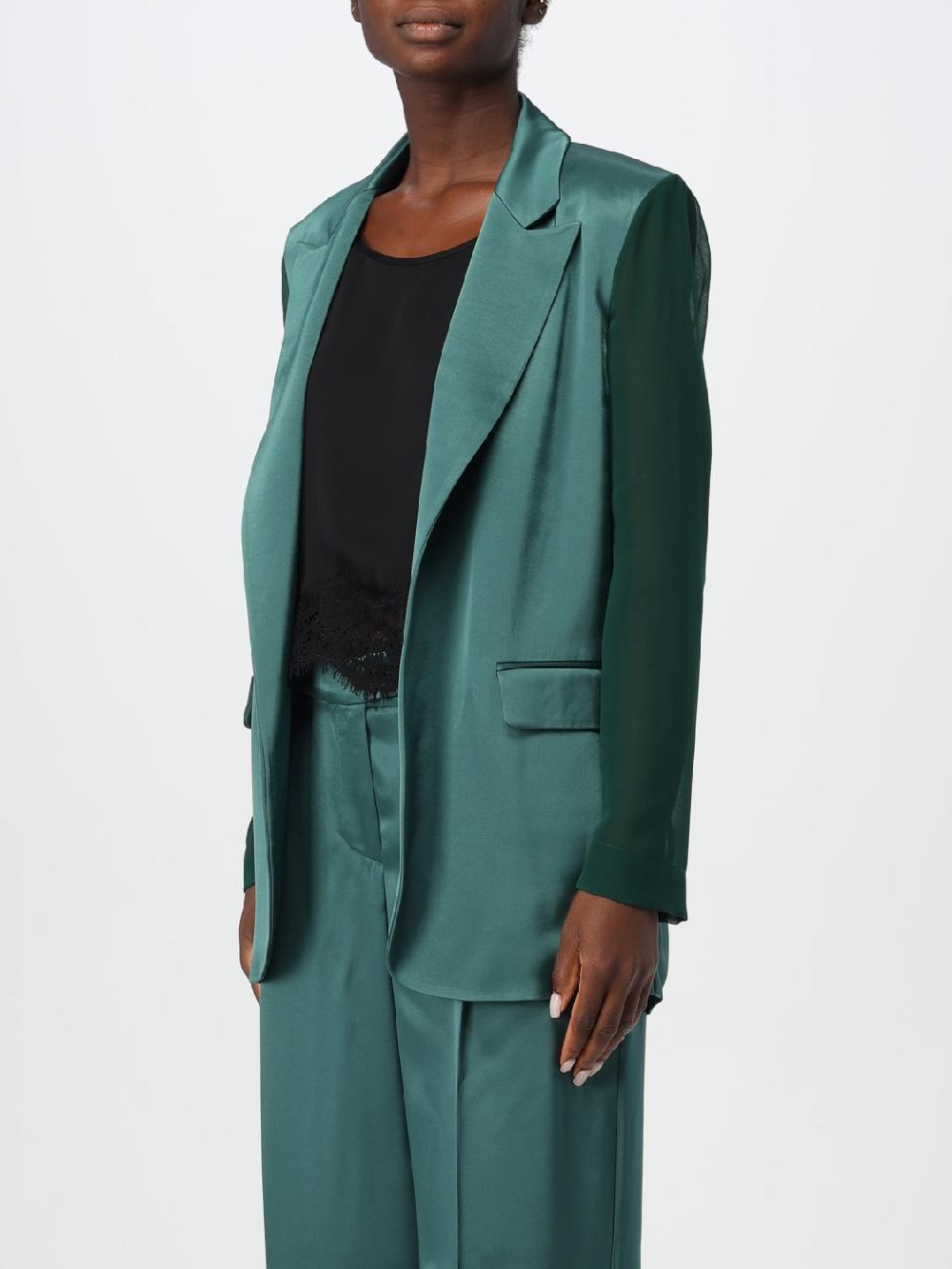 Giglio Blazer Lucido Pinko Con Maniche Velate