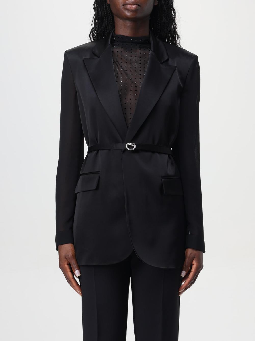 Giglio Blazer lucido Pinko con maniche velate