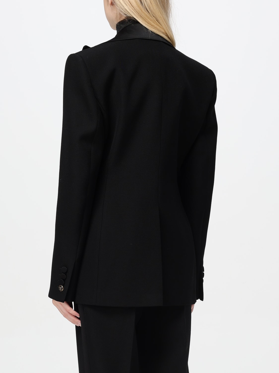 Giglio Blazer Max Mara In Lana Vergine Con Nappa