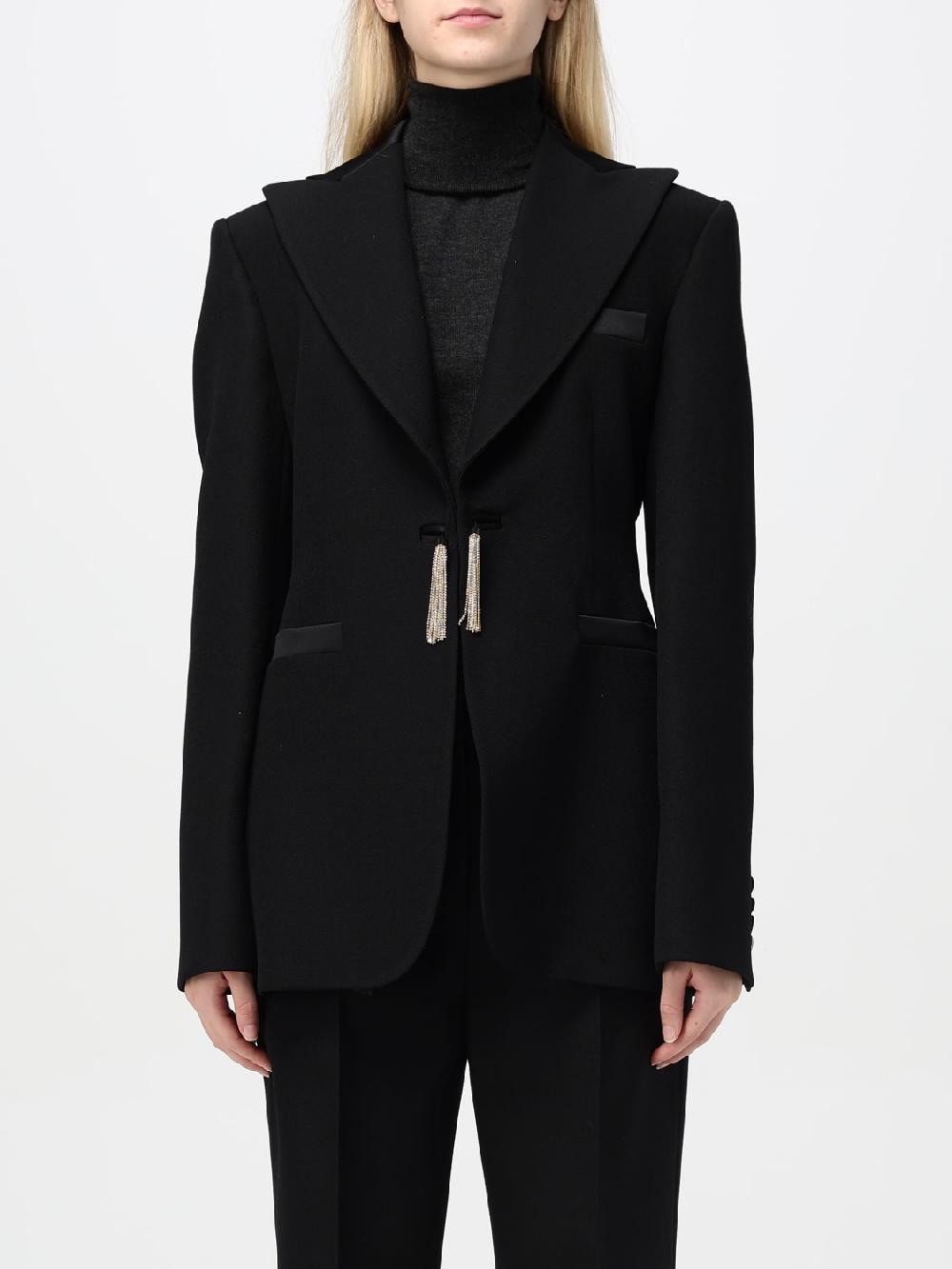 Giglio Blazer Max Mara in lana vergine con nappa