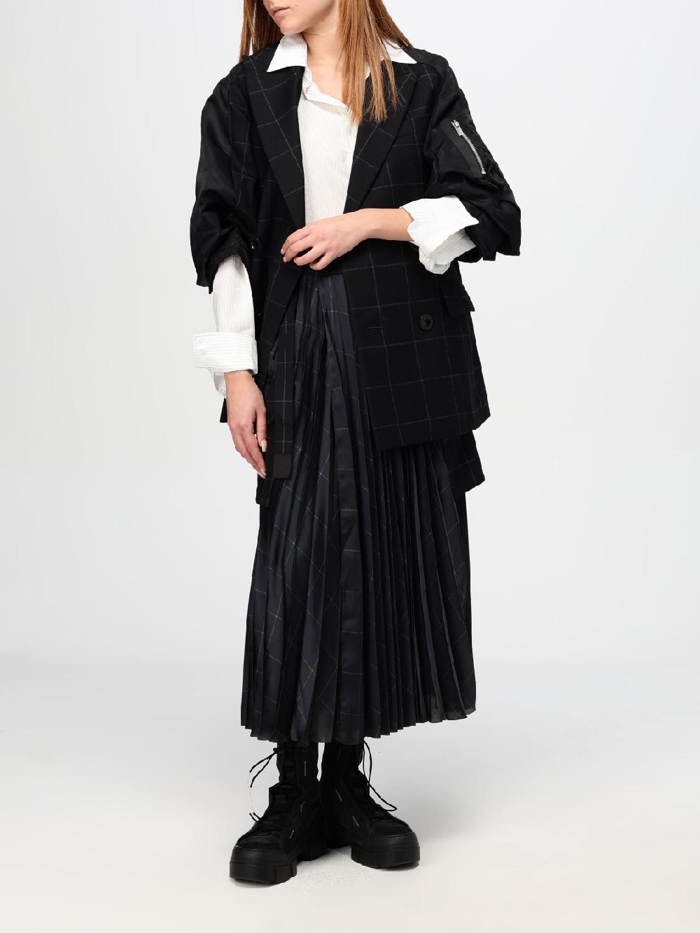 Giglio Blazer Sacai In Lana Check
