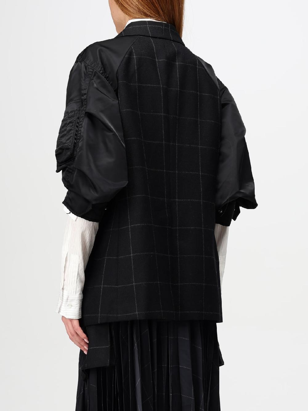 Giglio Blazer Sacai In Lana Check