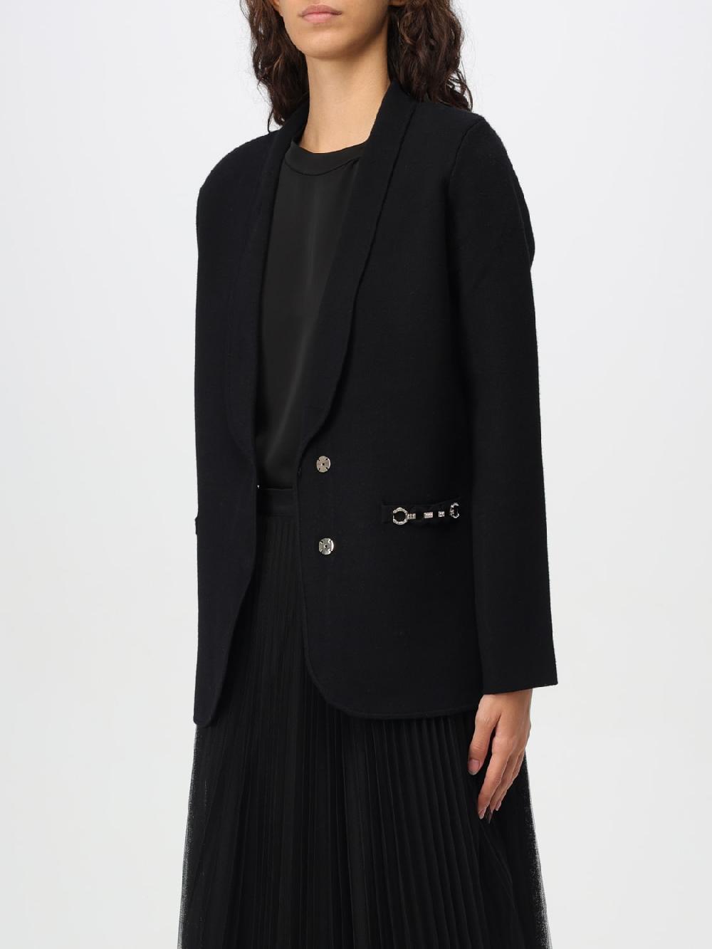 Giglio Blazer Twinset In Misto Viscosa