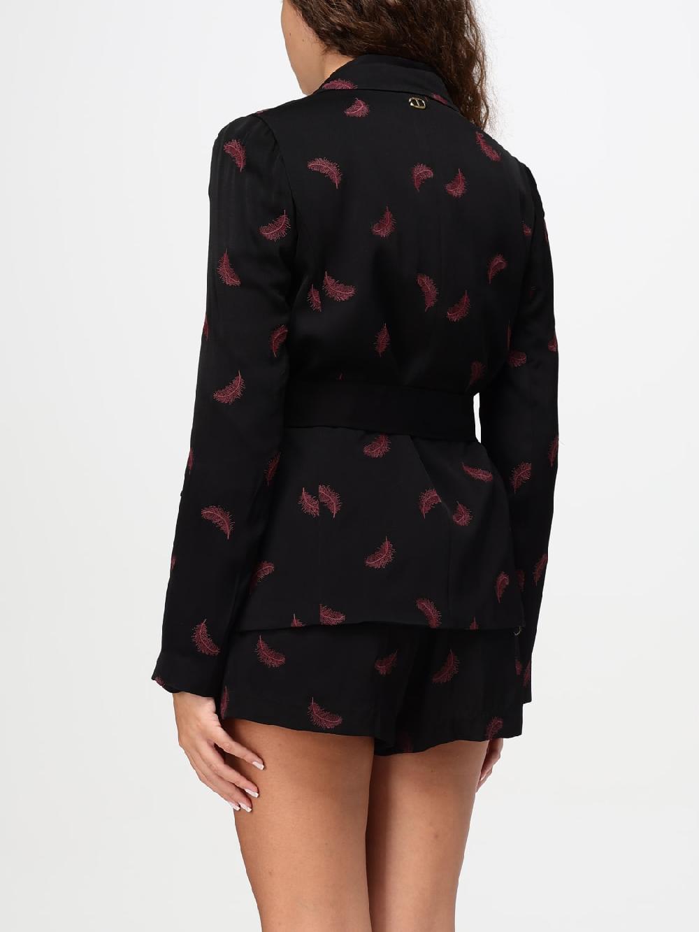 Giglio Blazer Twinset In Viscosa Stampato