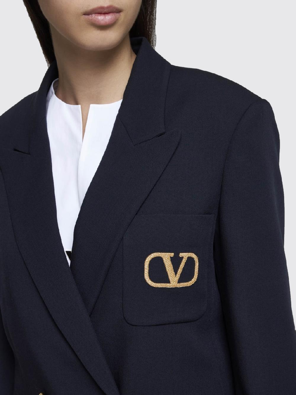 Giglio Blazer VLogo Valentino In Misto Lana