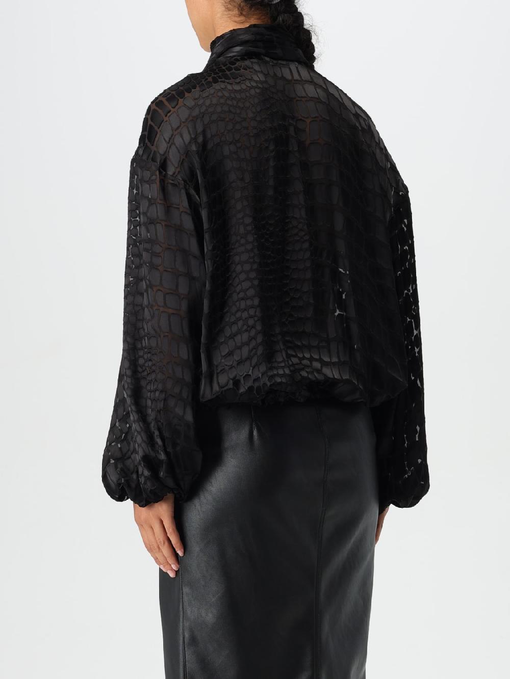 Giglio Blusa A V Blumarine In Seta