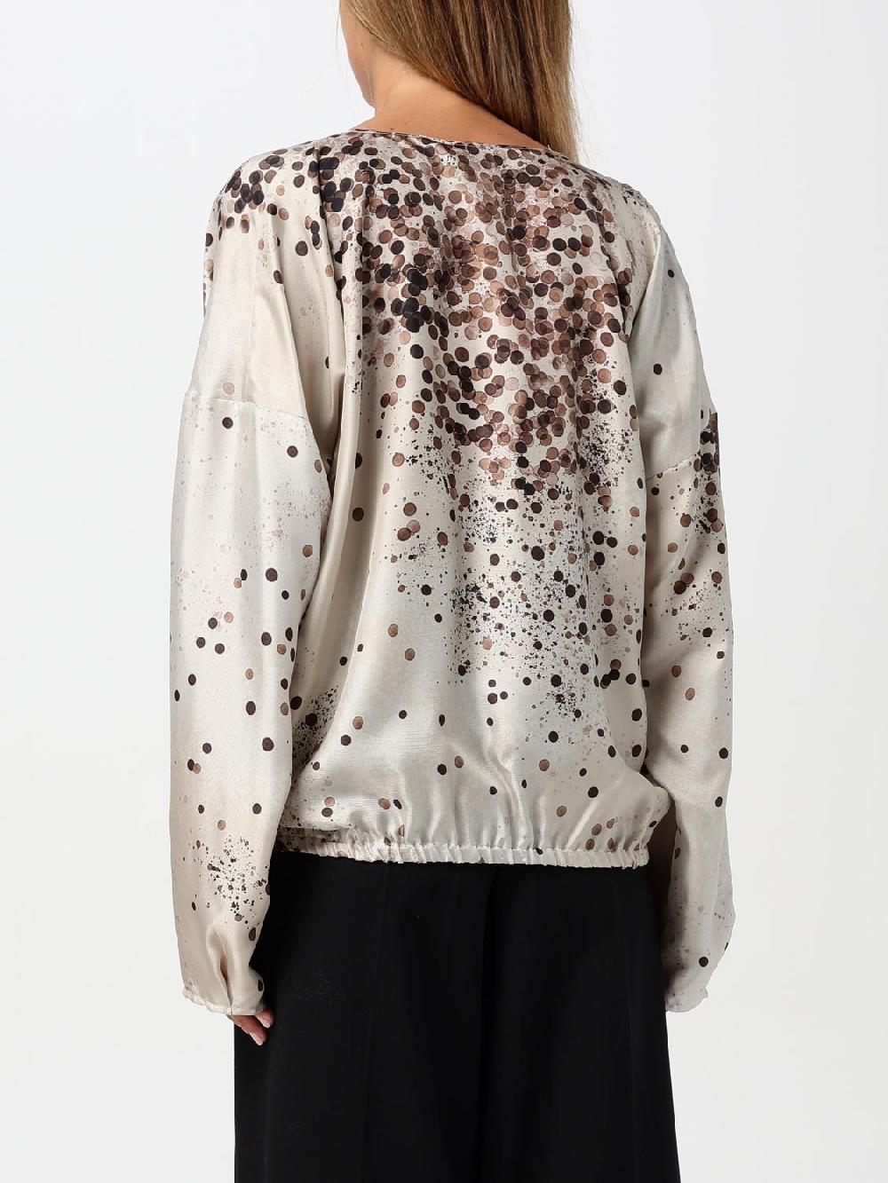 Giglio Blusa Alysi In Seta Stampata