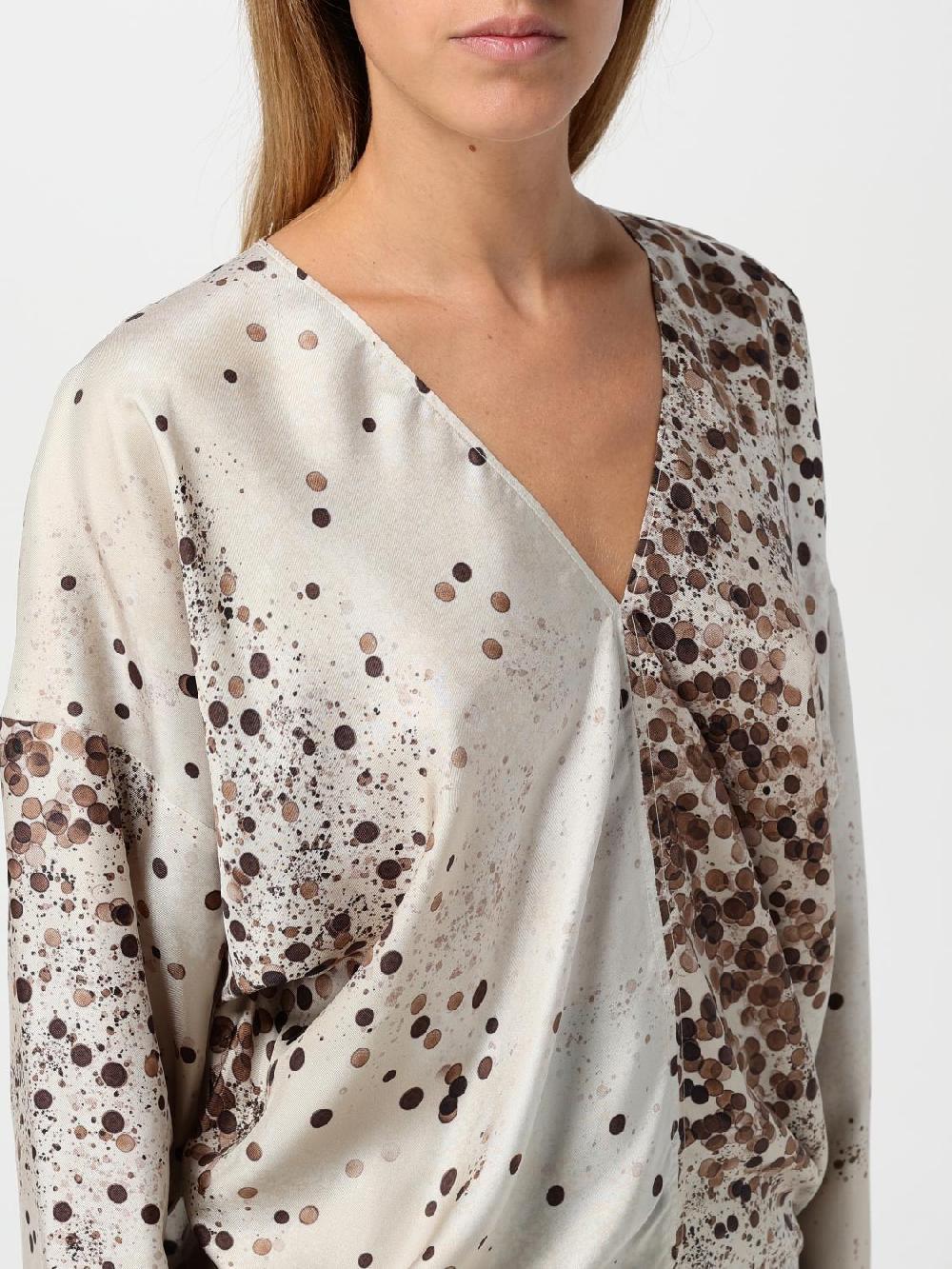 Giglio Blusa Alysi In Seta Stampata