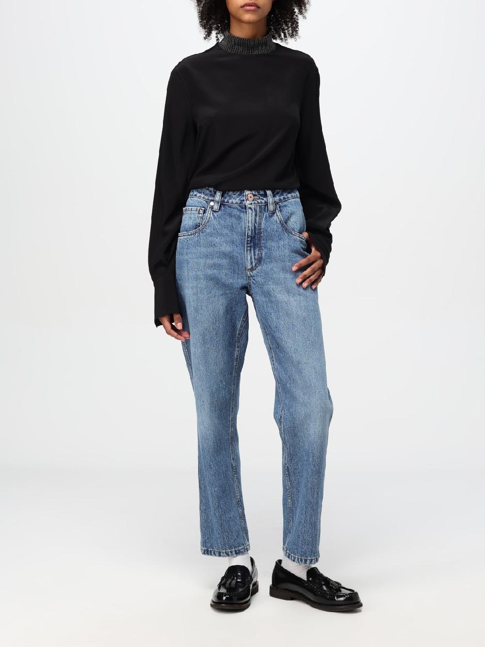 Giglio Blusa Brunello Cucinelli In Seta