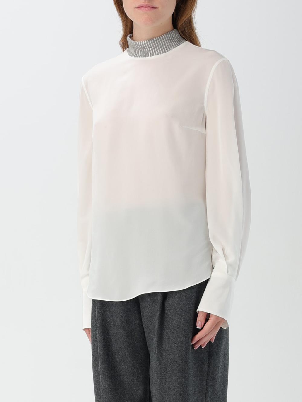 Giglio Blusa Brunello Cucinelli In Seta