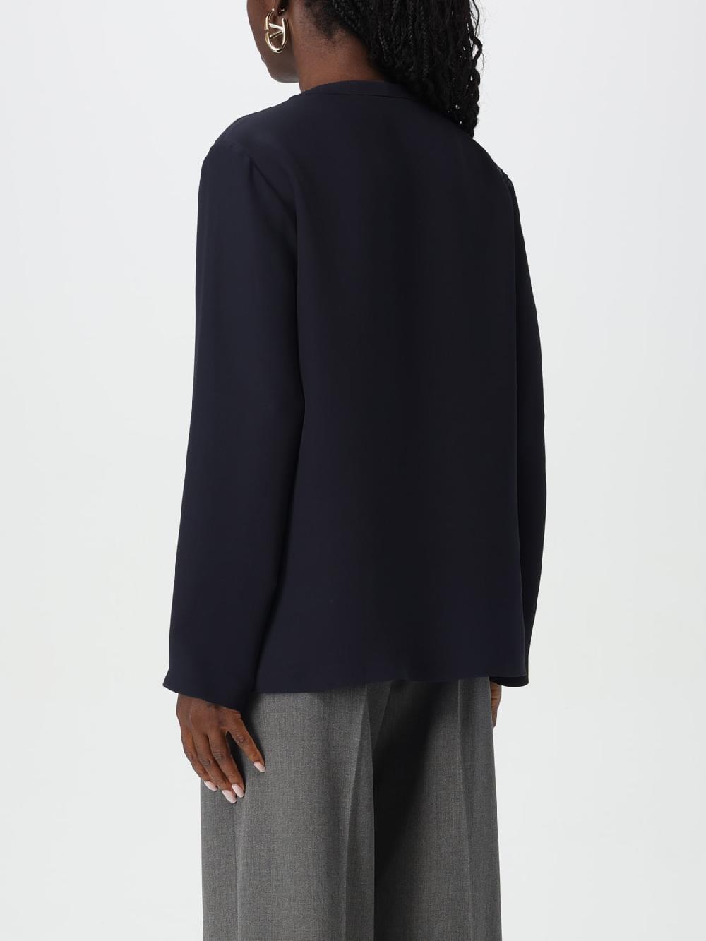 Giglio Blusa Di Seta V Gold Valentino