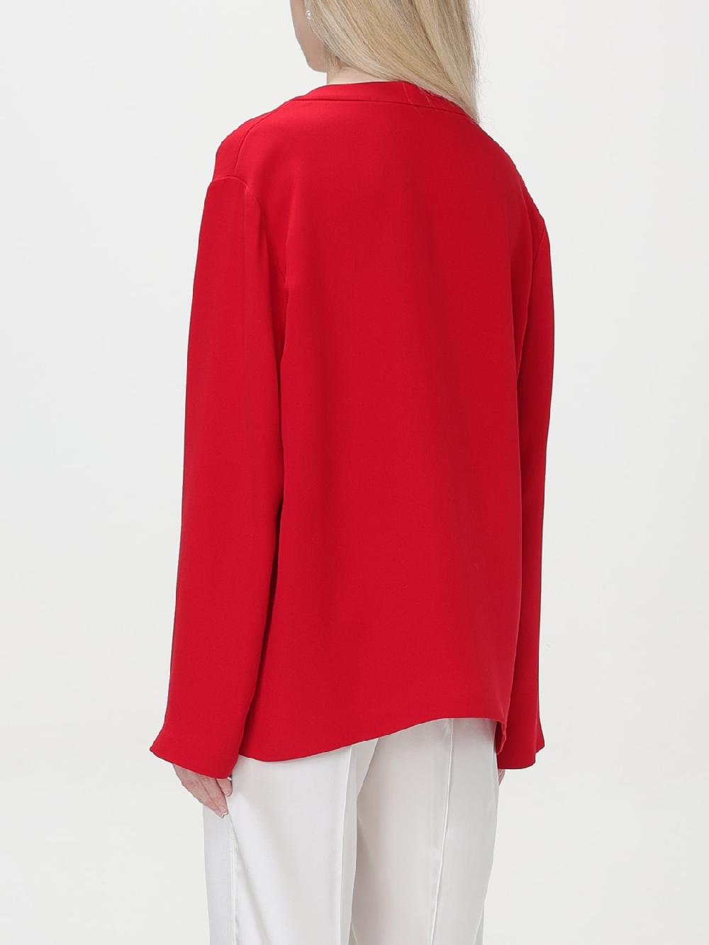 Giglio Blusa Di Seta V Gold Valentino