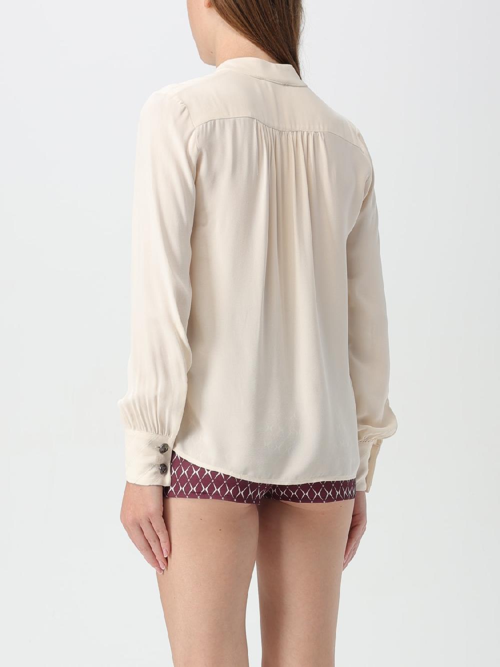 Giglio Blusa Elisabetta Franchi In Crêpe