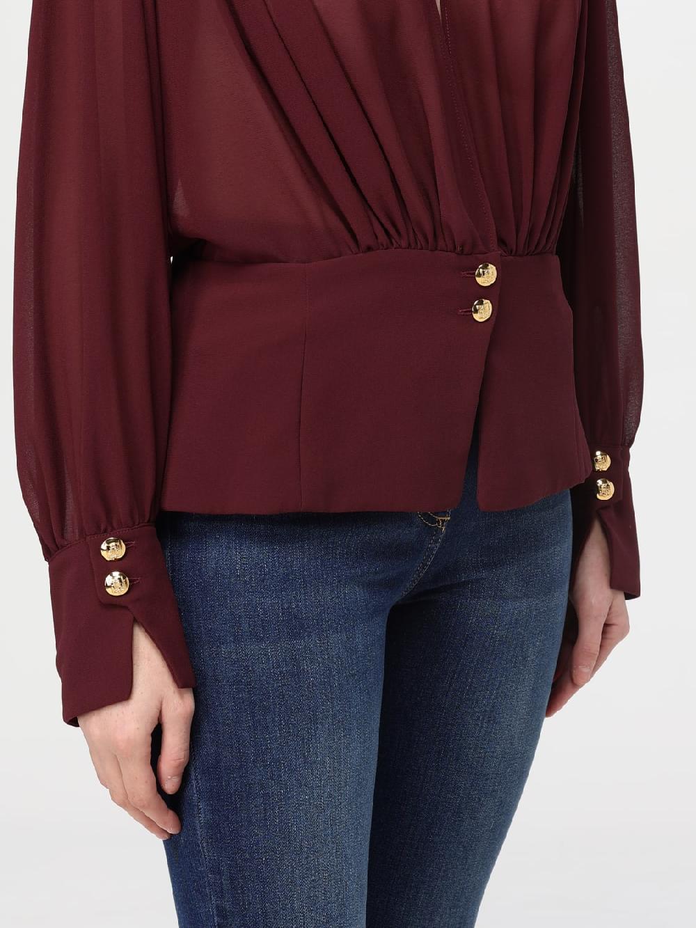 Giglio Blusa Elisabetta Franchi In Crepe