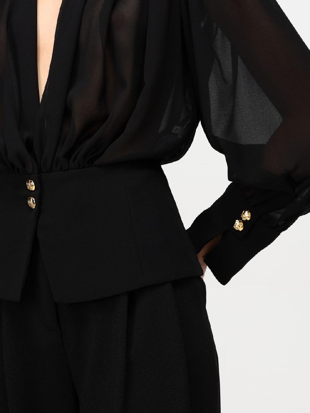 Giglio Blusa Elisabetta Franchi In Crepe