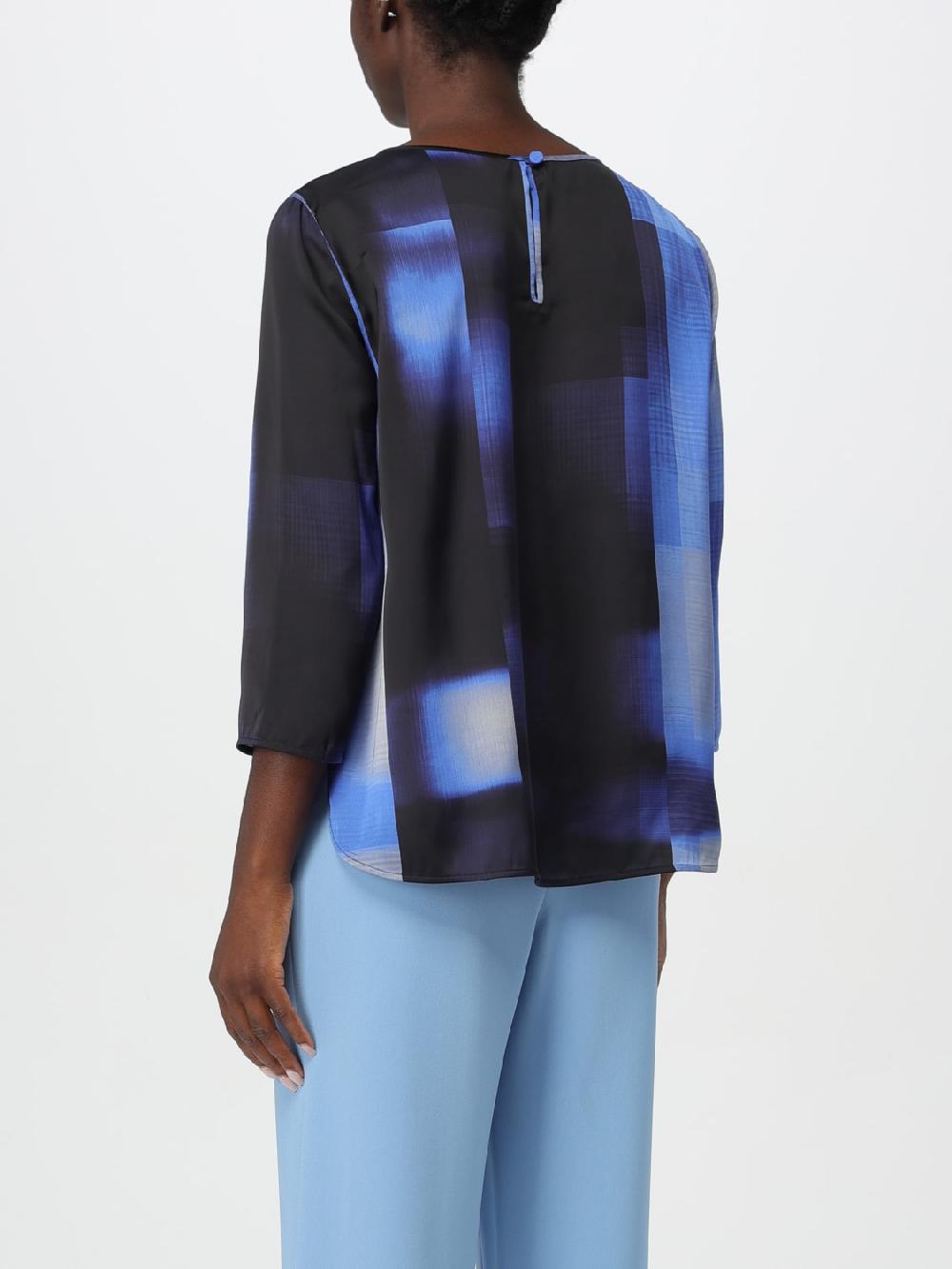 Giglio Blusa Emporio Armani In Crepe