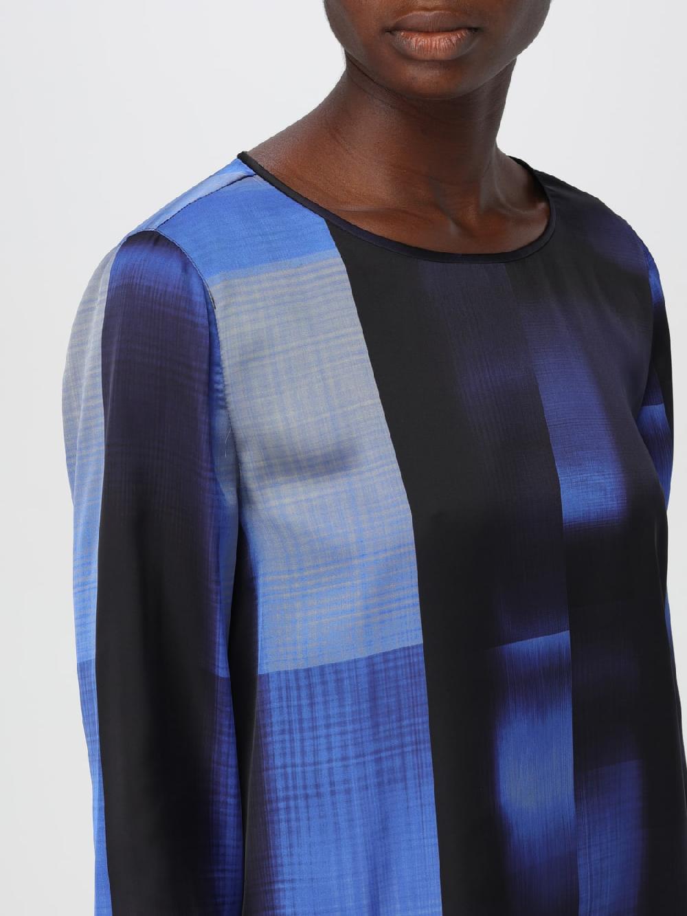 Giglio Blusa Emporio Armani In Crepe