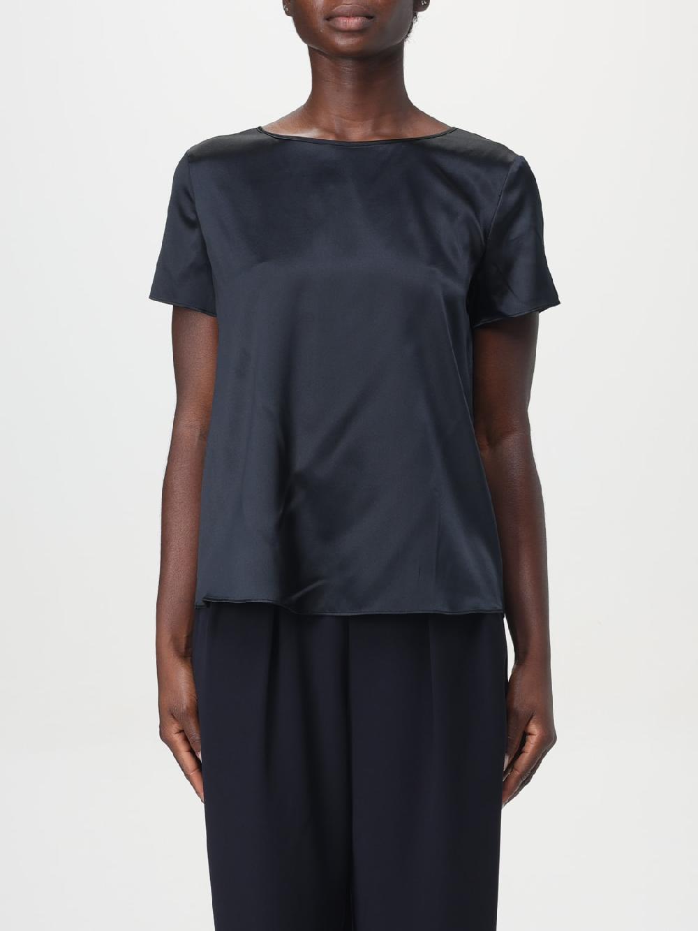 Giglio Blusa Emporio Armani in raso di seta