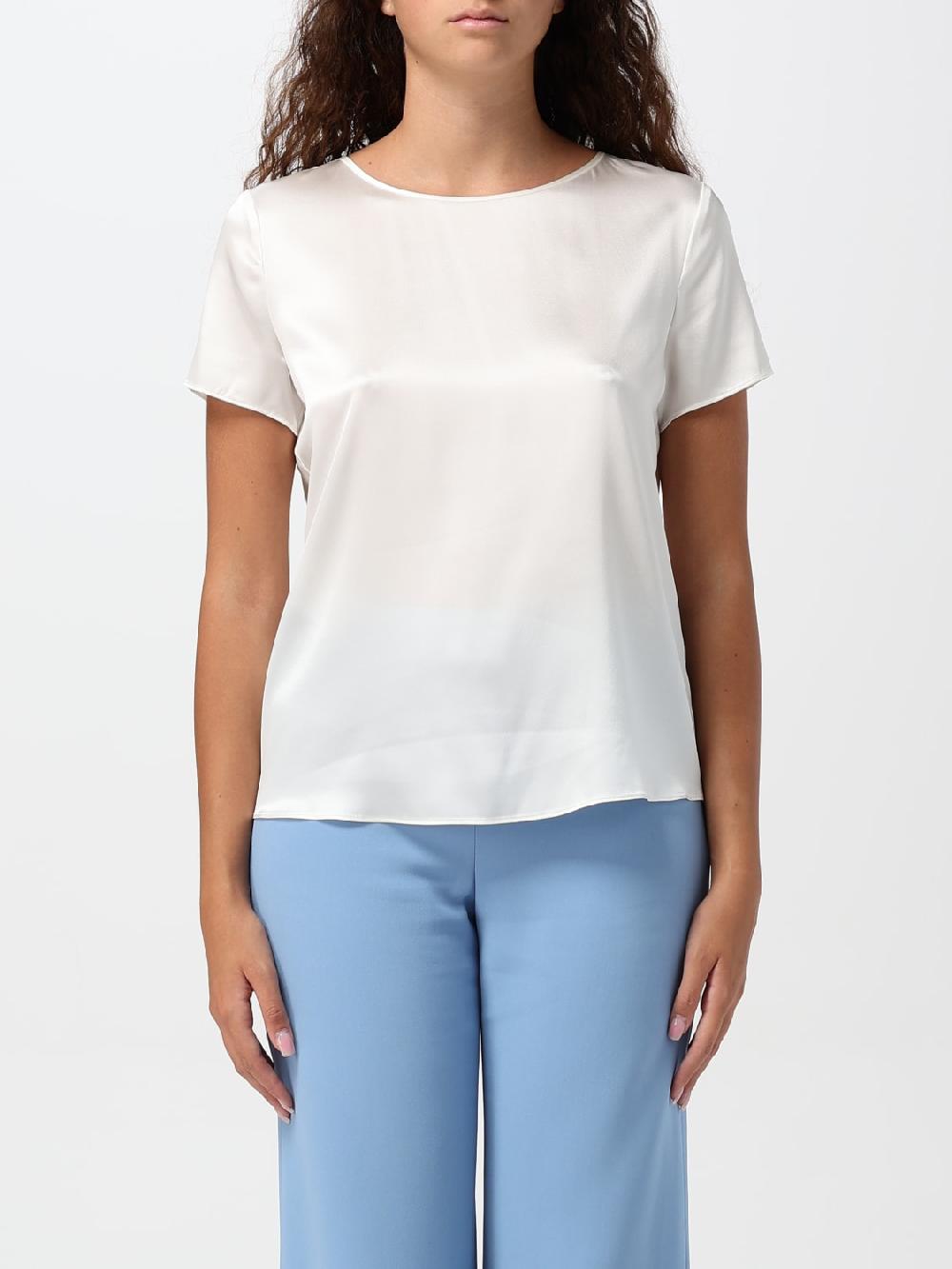 Giglio Blusa Emporio Armani in raso di seta