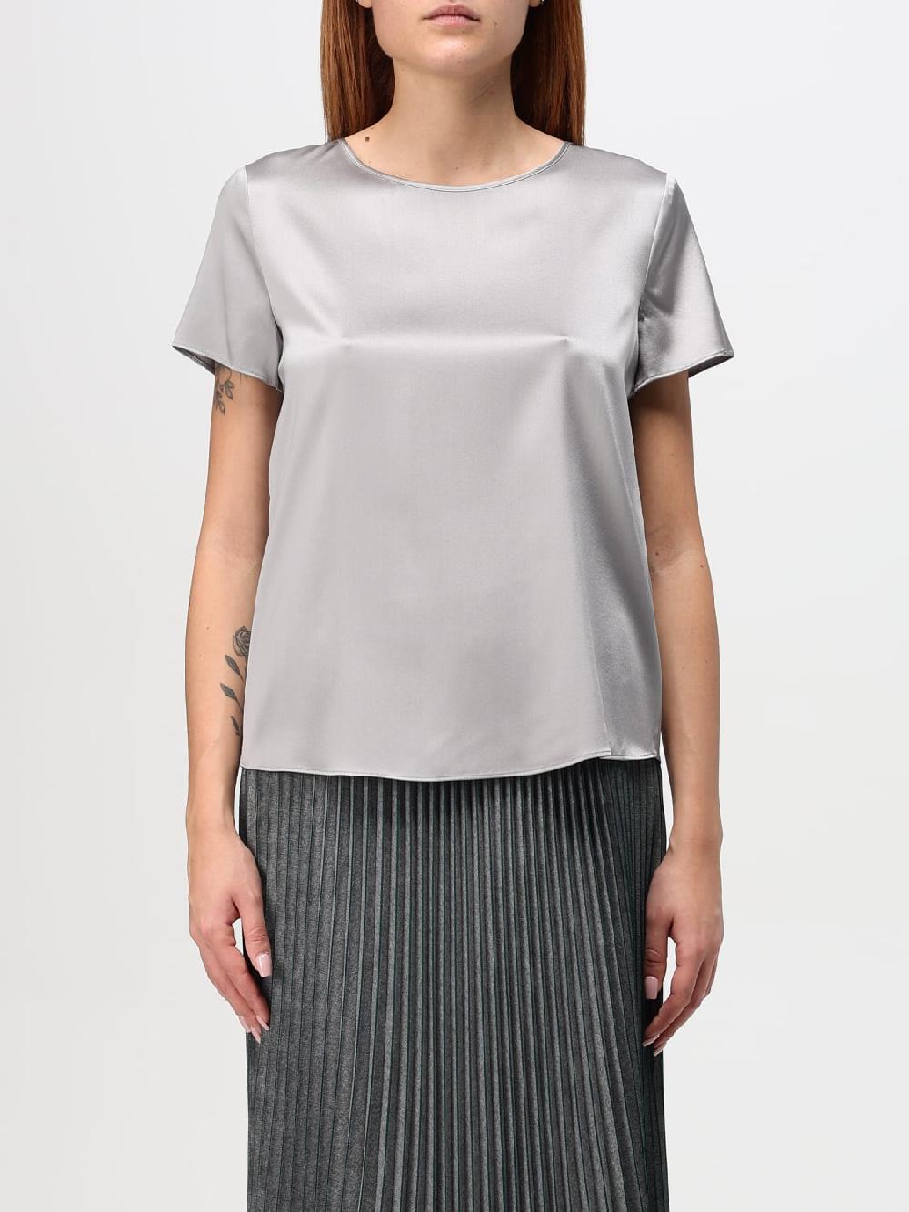 Giglio Blusa Emporio Armani in raso di seta