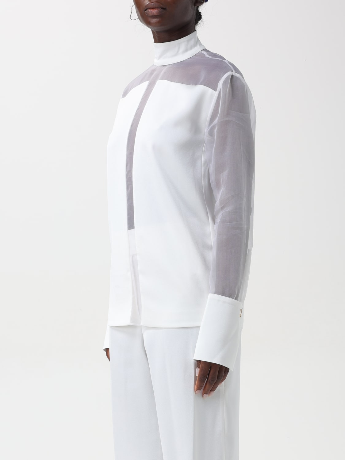 Giglio Blusa Genny In Seta E Tulle