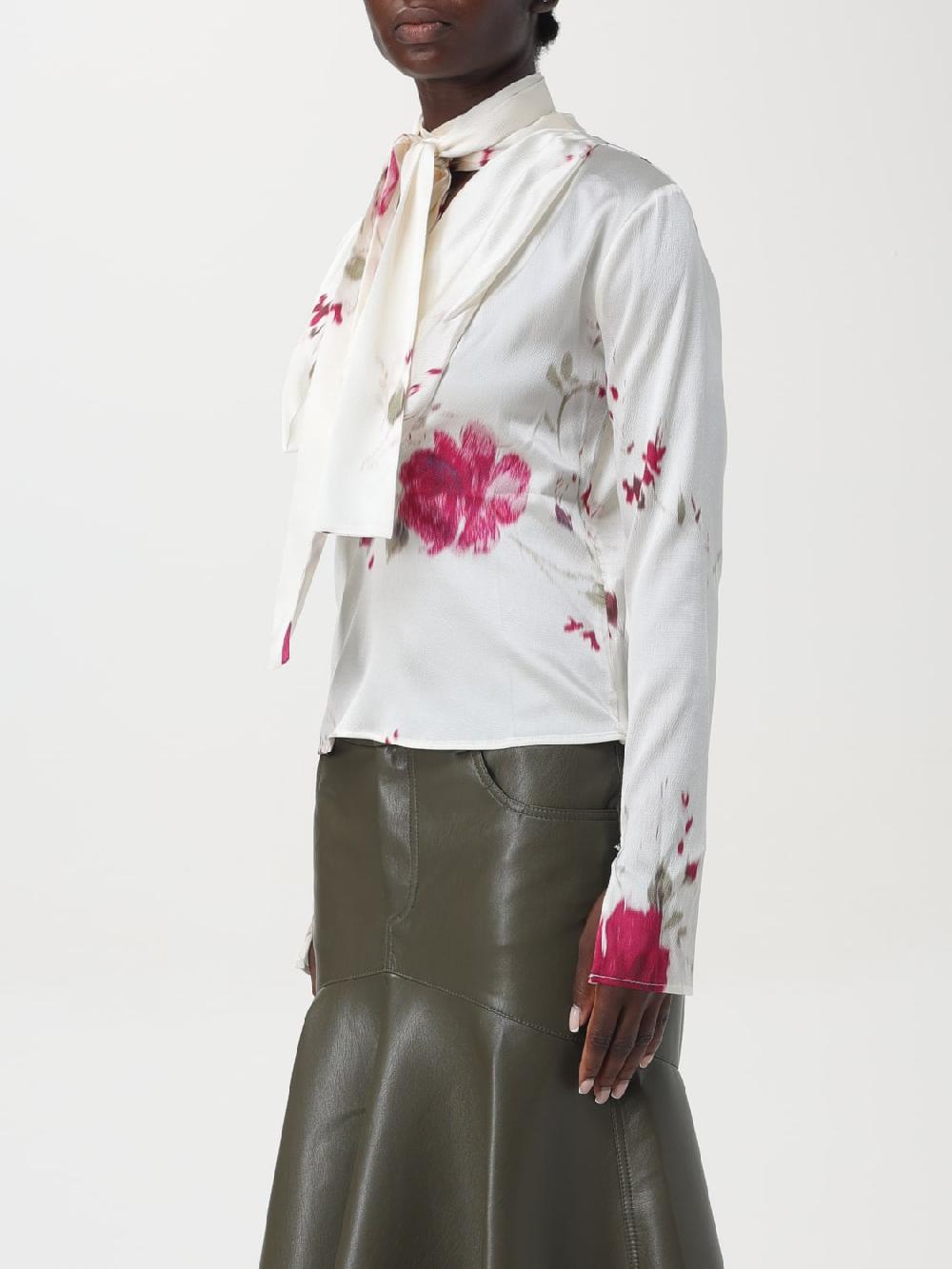 Giglio Blusa In Seta A Fusciacca Blumarine