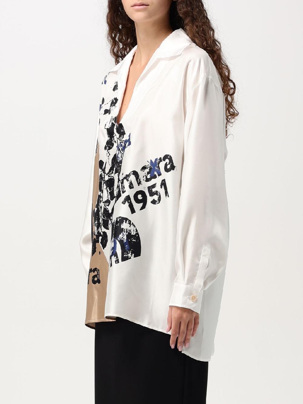 Giglio Blusa Max Mara In Seta Stampata
