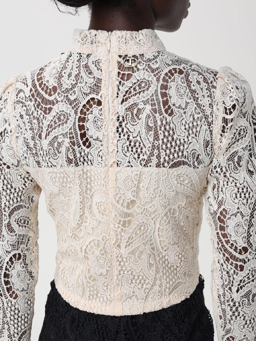 Giglio Blusa Twinset In Macramè