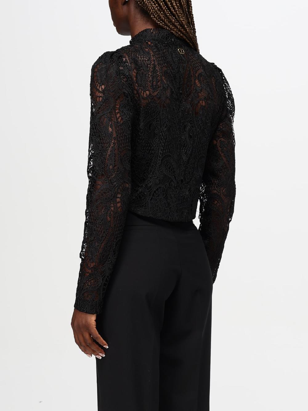 Giglio Blusa Twinset In Macramè