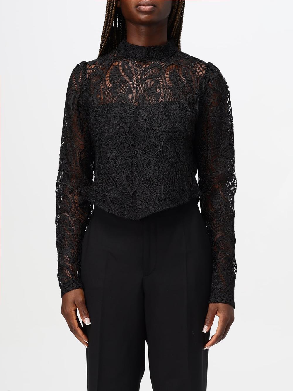 Giglio Blusa Twinset in macramè