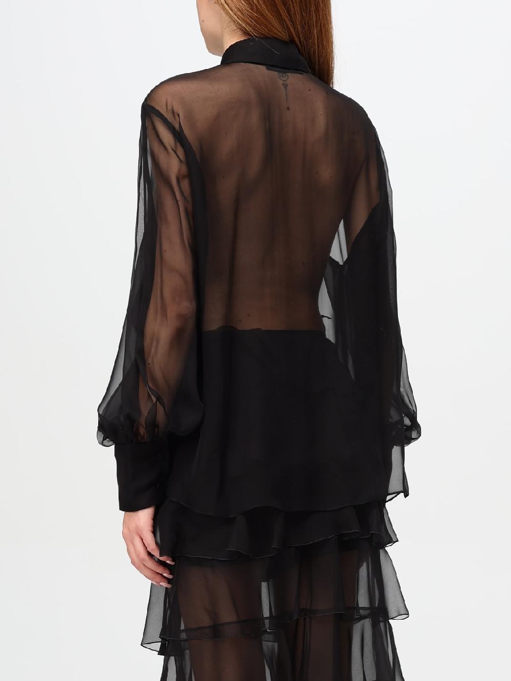 Giglio Blusa Valentino In Chiffon Di Seta