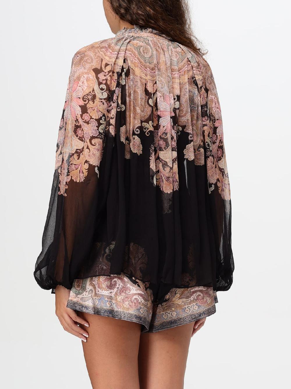 Giglio Blusa Zimmermann In Viscosa Stampata