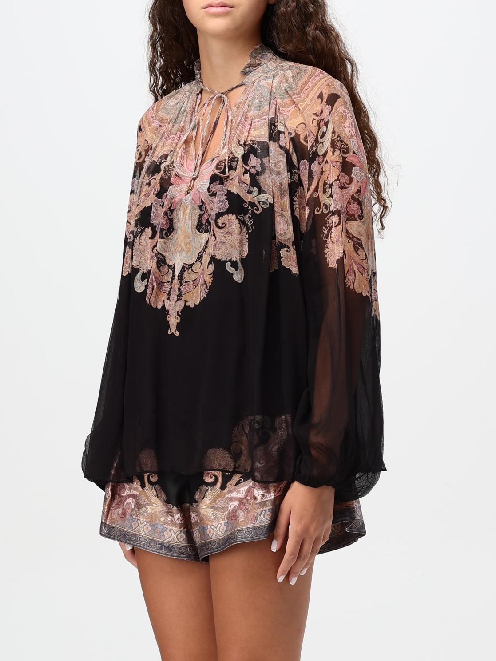 Giglio Blusa Zimmermann In Viscosa Stampata