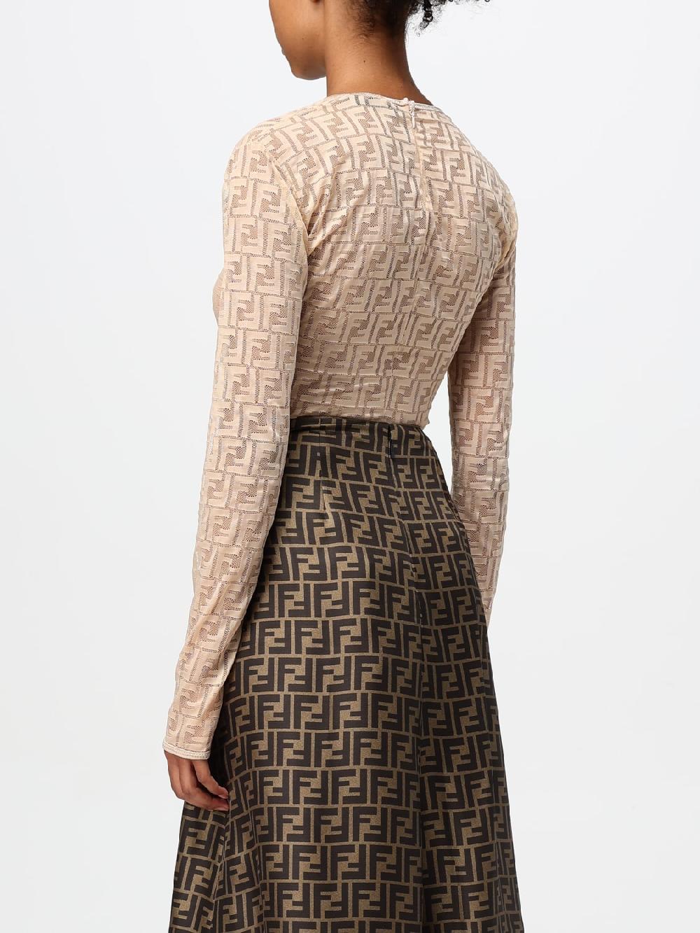 Giglio Body FF Fendi In Tessuto Stretch