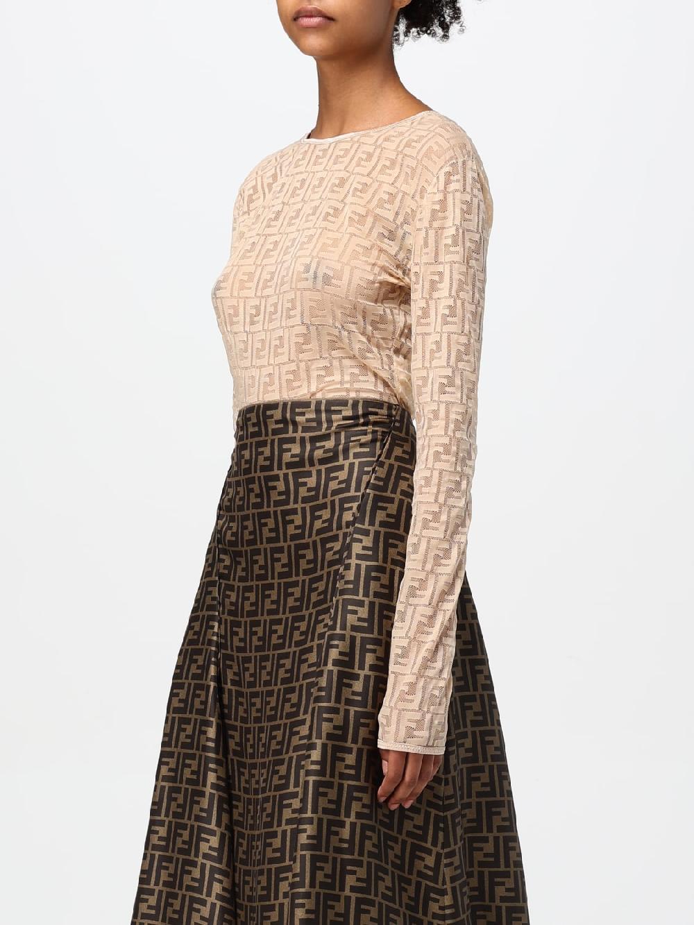 Giglio Body FF Fendi In Tessuto Stretch