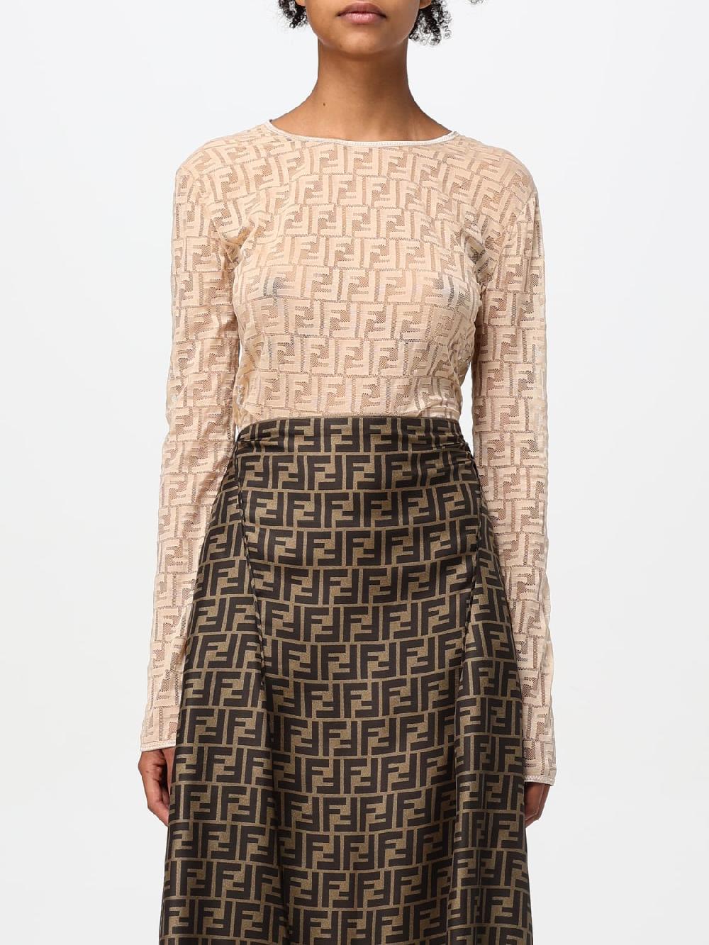 Giglio Body FF Fendi in tessuto stretch