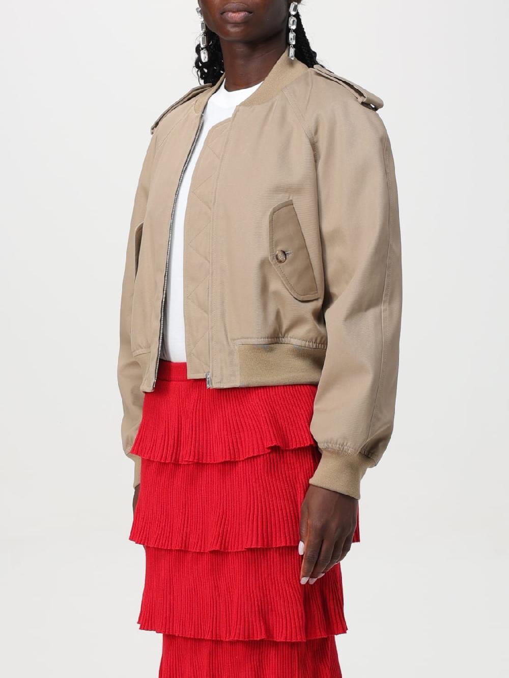 Giglio Bomber Con Zip Moschino Couture