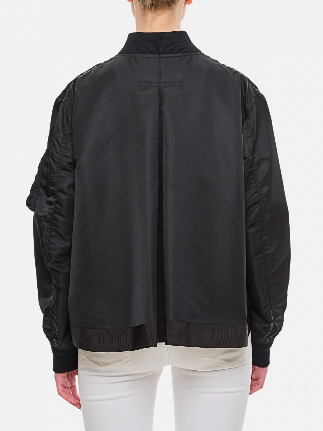 Giglio Bomber Con Zip Sacai In Nylon