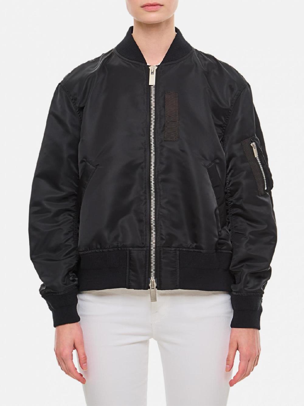 Giglio Bomber con zip Sacai in nylon