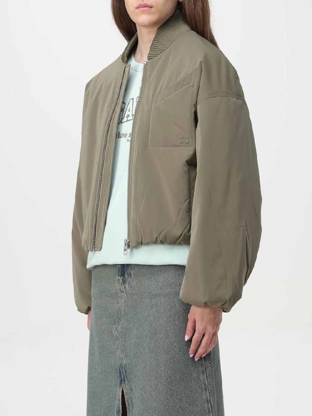 Giglio Bomber In Nylon Riciclato Ganni