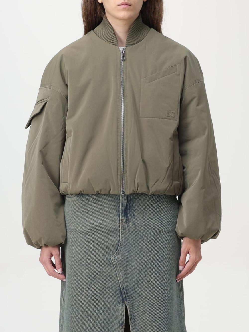 Giglio Bomber in nylon riciclato Ganni