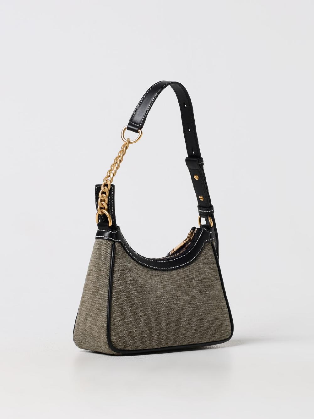Giglio Bora B-Army 26 Balmain In Canvas E Pelle