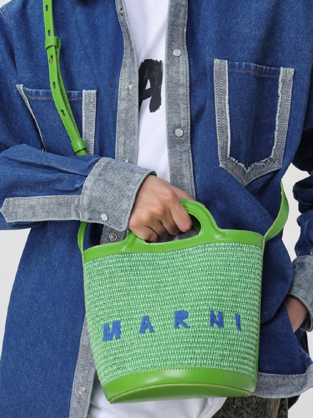 Giglio Borsa A Mano Tropicalia Marni Piccola