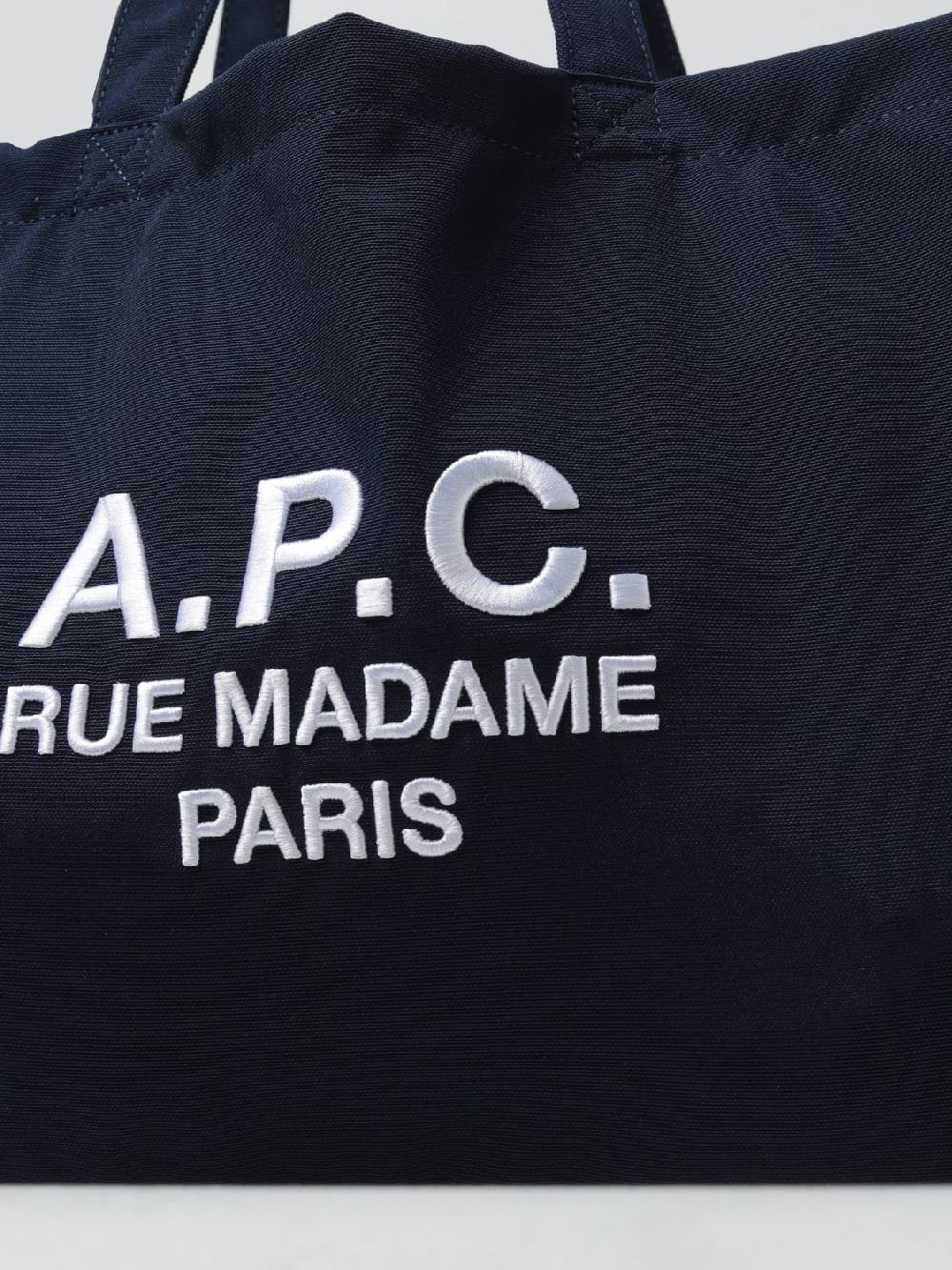 Giglio Borsa A.P.C. In Nylon Con Logo Ricamato